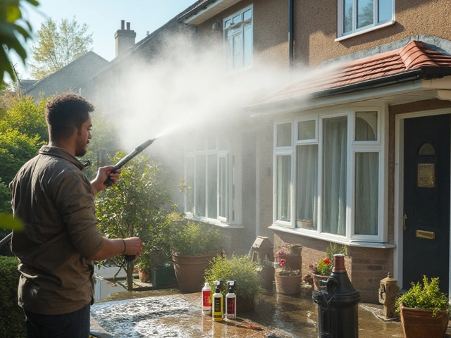 Best Chemicals for Safely Power Washing Your House
