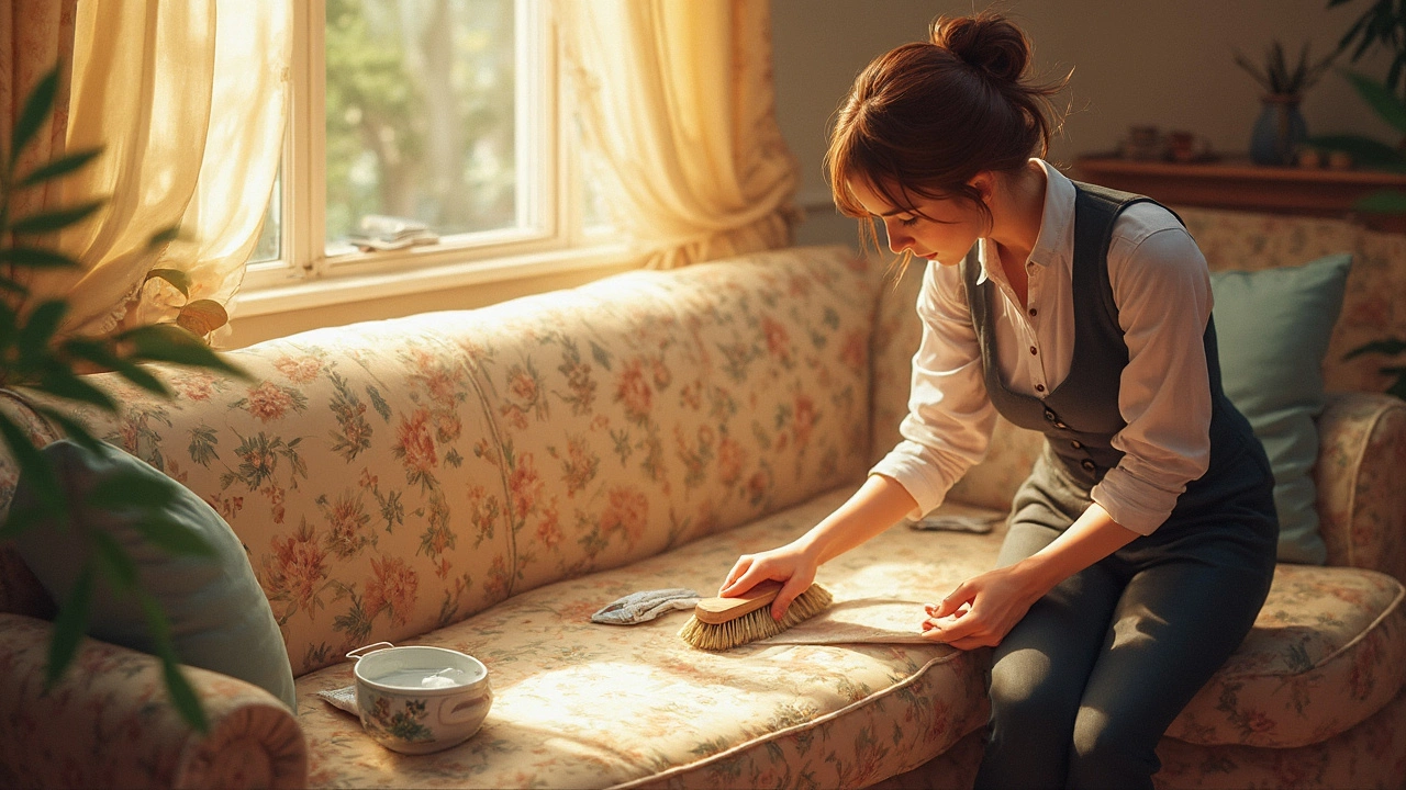 How to Clean a Dirty Fabric Couch Like a Pro